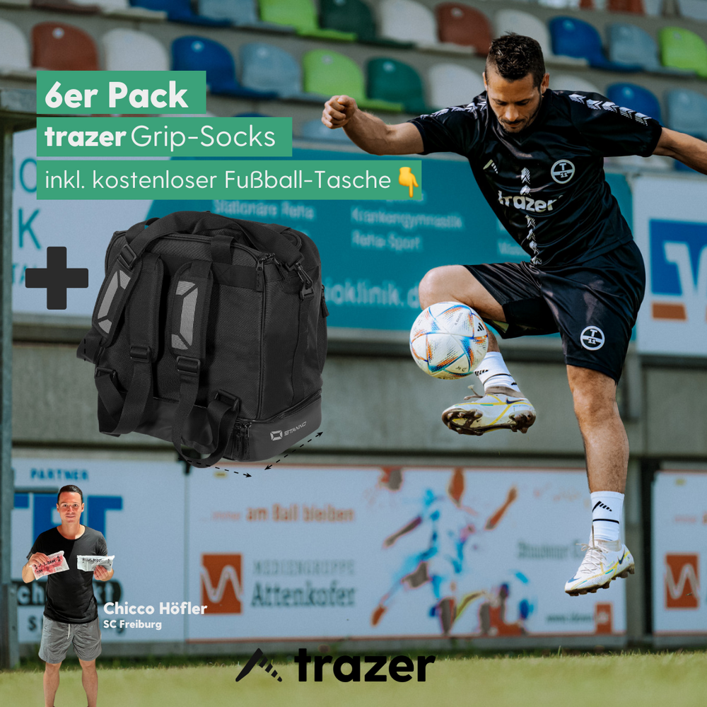 Grip Socks 6er Pack + Stanno Rucksack Prime