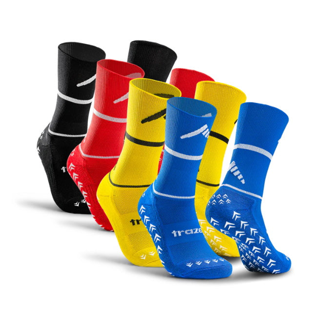 Trazer Grip Socks 4er Pack, unisex Antirutsch Socken, verschiedene ...