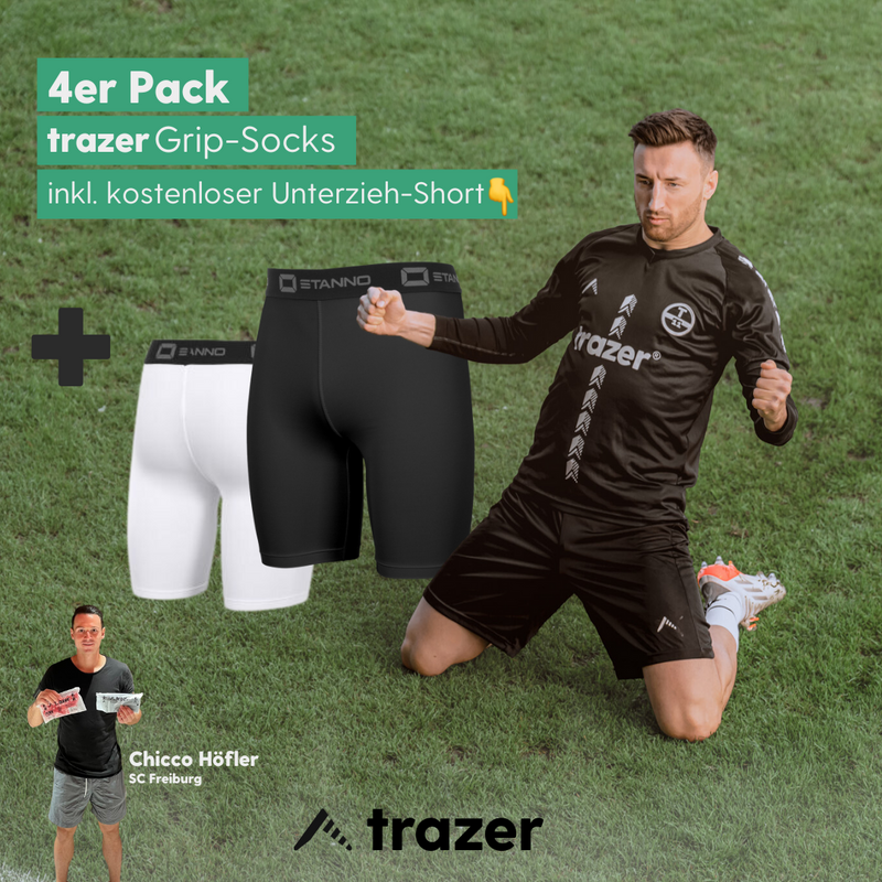 Grip Socks 4er Pack + Stanno Unterziehshorts