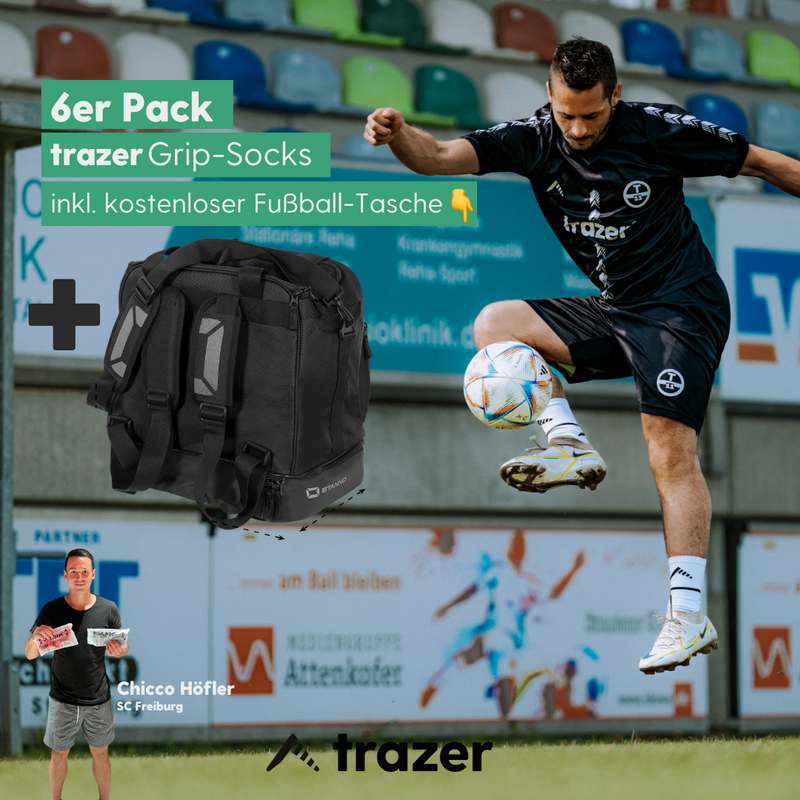 Grip Socks 6er Pack + Stanno Rucksack Prime