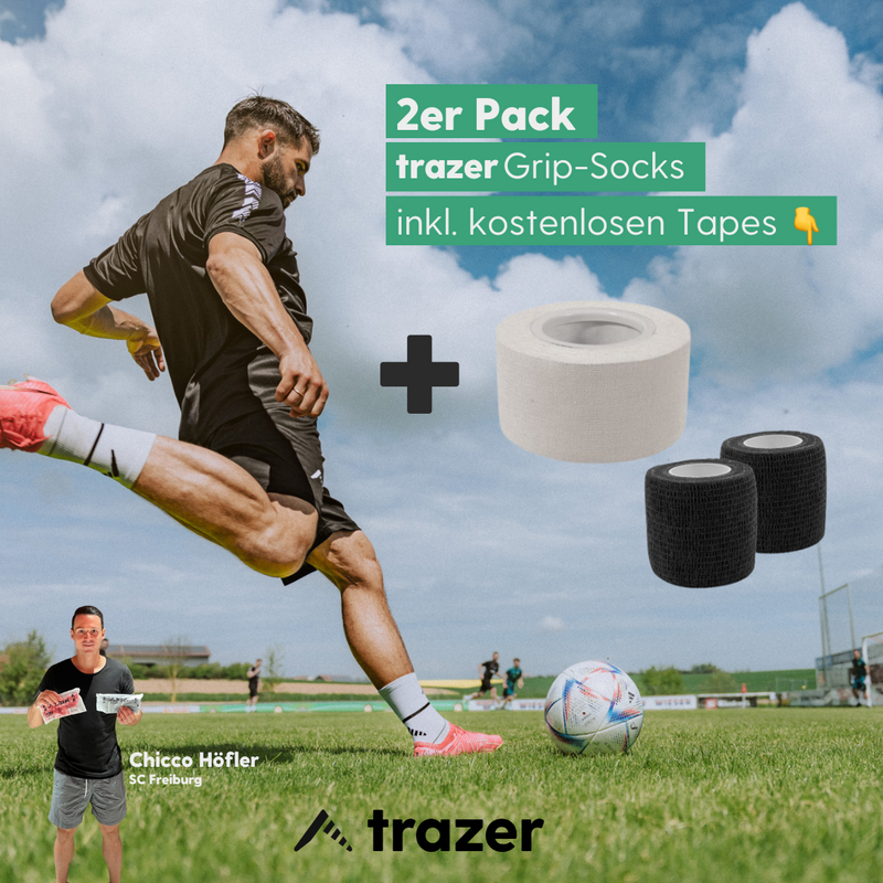 Grip Socks 2er Pack + Grip Tape + 2x Socks Tape